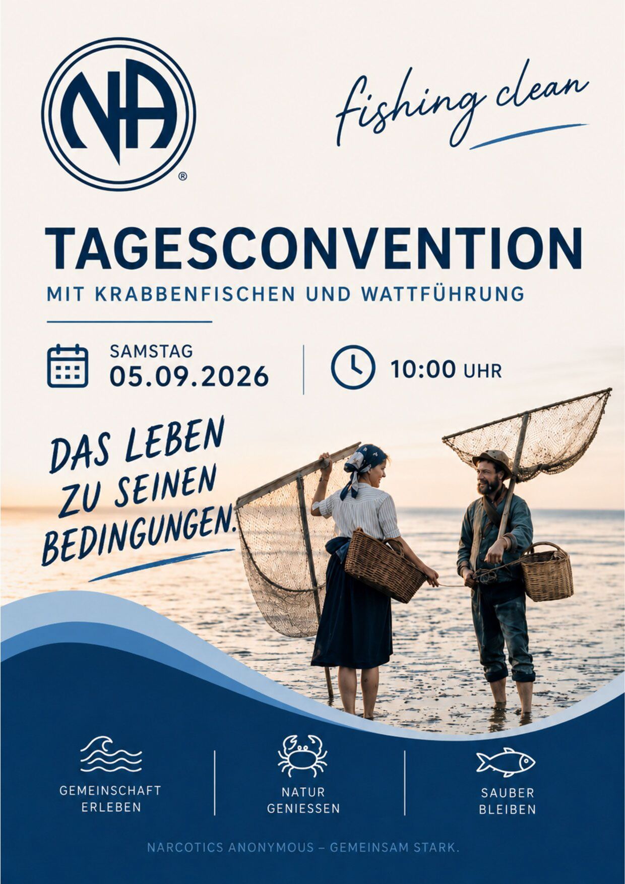 Tagesconvention | NA Husum | "fishing clean"