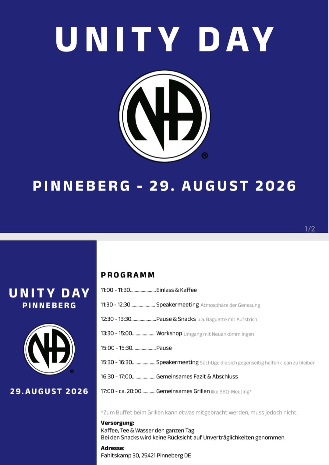 UNITY DAY, Pinneberg